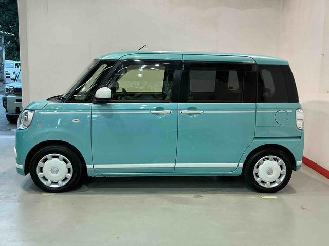 ムーヴキャンバスGホワイトアクセントリミテッド SAIII車線逸脱警報 パノラマカメラ LEDライト キーフリーシステム ナビ 横滑り防止装置 シートヒーター エアバッグ ETC スマートキー 記録簿 オートライト アイドリングストップ メモリーナビ(栃木県)の中古車