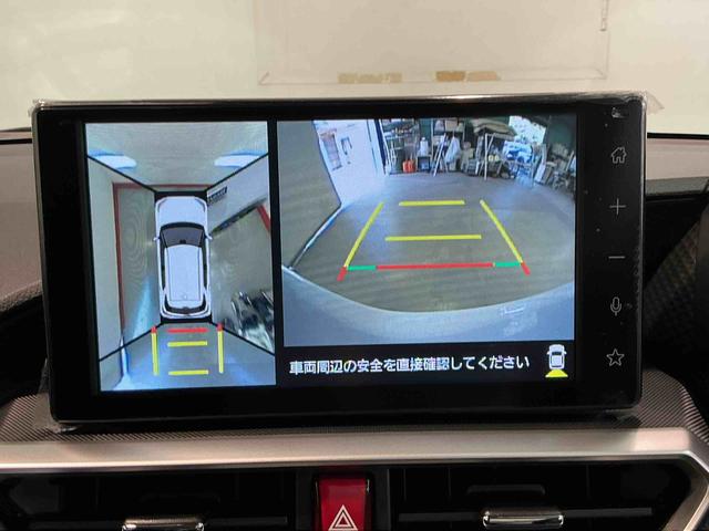 ロッキープレミアムG HEVディスプレイオーディオ 誤発進抑制 ソナー セキュリティー テレビ ワンオーナー パノラマモニター LEDヘッドランプ アダプティブクルーズコントロール 電動格納式ドアミラー 衝突安全ボディ 雹害あり(栃木県)の中古車