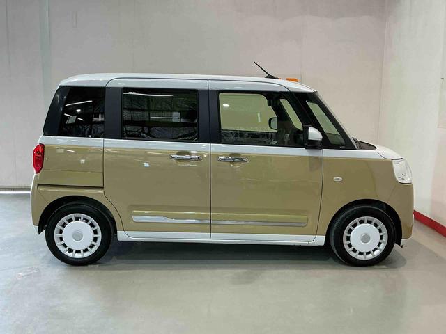 ムーヴキャンバスストライプスＧ衝突軽減ブレーキ　電格ミラー　ＬＥＤ　シ−トヒ−タ−　スマートキー　　キーフリー　車線逸脱警告　イモビライザー　ベンチシート　衝突安全ボディ（栃木県）の中古車