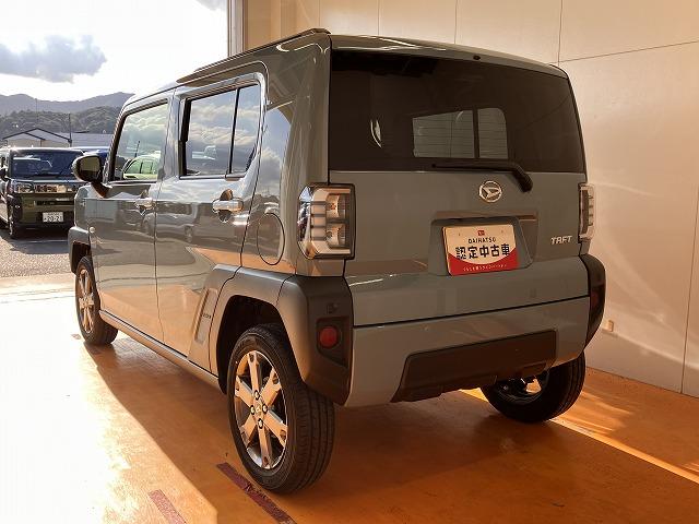 タフトGターボサポカーSワイド適合 スカイフィールトップ Bカメラ 電動パーキングブレーキ 全車速追従機能付ACC ステアリングスイッチ シートヒーター USB接続端子 Pスタート コーナーセンサー キーフリー(神奈川県)の中古車