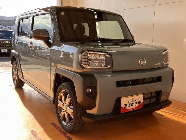 タフトGターボサポカーSワイド適合 スカイフィールトップ Bカメラ 電動パーキングブレーキ 全車速追従機能付ACC ステアリングスイッチ シートヒーター USB接続端子 Pスタート コーナーセンサー キーフリー(神奈川県)の中古車