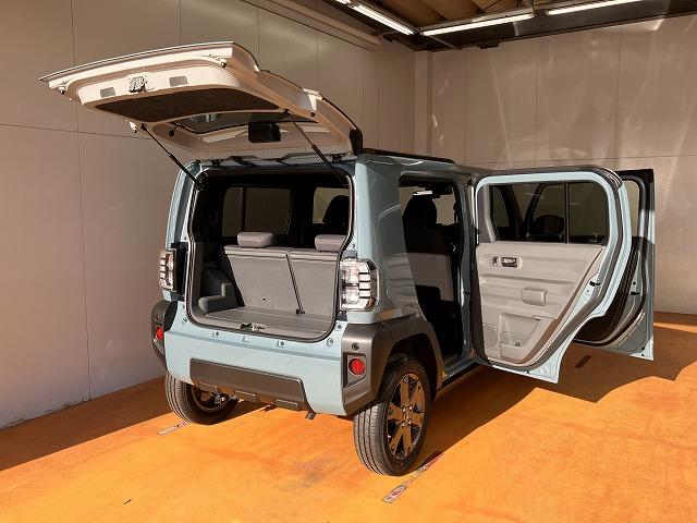 タフトGターボサポカーSワイド適合 スカイフィールトップ Bカメラ 電動パーキングブレーキ 全車速追従機能付ACC ステアリングスイッチ シートヒーター USB接続端子 Pスタート コーナーセンサー キーフリー(神奈川県)の中古車