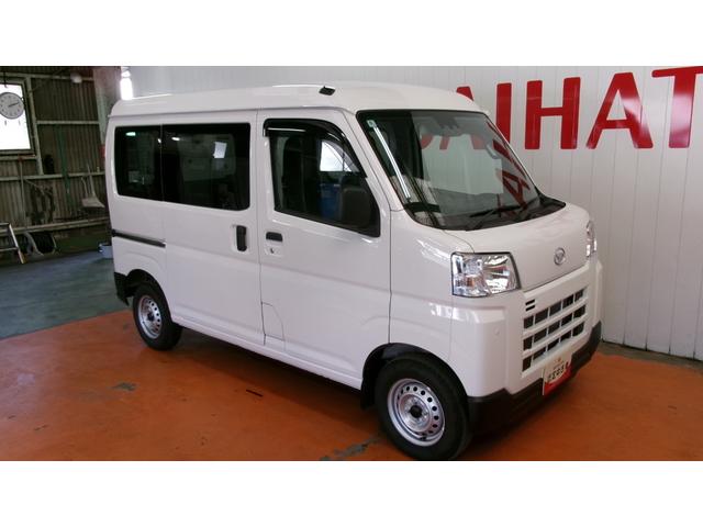 ハイゼットカーゴDXサポカーSワイド適合 ラジオ エアコン アクセサリーソケット コーナーセンサー アイドリングストップ 光軸調整ダイヤル 横滑り防止機能 誤発進抑制機能 パワーウインドウ キーレス(神奈川県)の中古車