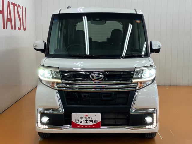 タントカスタムＲＳ　トップエディションＳＡIIスマアシ　Ｂカメラ　ミラクルオープンドア　両側オートスライドドア　ＥＴＣ　ステアリングスイッチ　エコアイドル　オートエアコン　Ｐスタート　横滑り防止機能　誤発進抑制機能　電動格納ミラー　キーフリー（神奈川県）の中古車