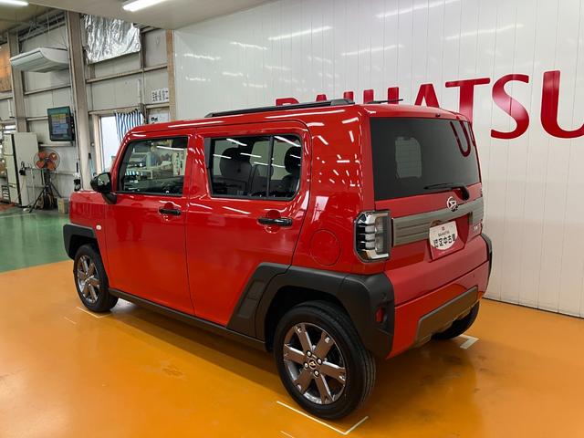 タフトGターボ ダーククロムベンチャーサポカーSワイド適合 スカイフィールトップ 電動パーキングブレーキ 全車速追従機能付ACC ステアリングスイッチ シートヒーター USB接続端子 Pスタート Bカメラ コーナーセンサー(神奈川県)の中古車