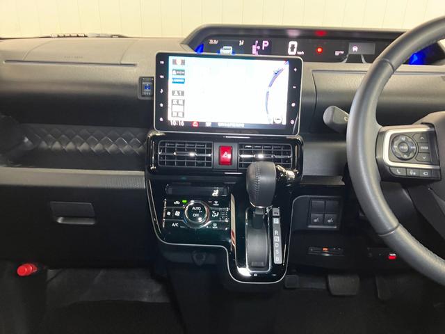 タントカスタムＲＳ　アダプティブクルーズコントロール　ナビ　ＥＴＣサポカーＳワイド適合　ミラクルオープンドア　パノラマモニター対応　両側オートスライドドア　電動パーキングブレーキ　ステアリングスイッチ　シートヒーター　オートエアコン　コーナーセンサー　キーフリー（神奈川県）の中古車