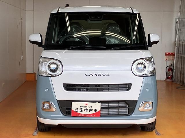 ムーヴキャンバスストライプスＧサポカーＳワイド適合　パノラマモニター対応　ＵＳＢ接続端子　電動パーキングブレーキ　シートヒーター　両側オートスライドドア　Ｐスタート　置きラクボックス　ホッとカップホルダー　キーフリー（神奈川県）の中古車