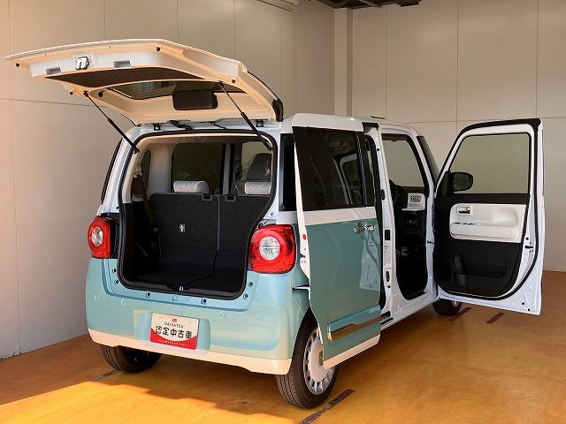 ムーヴキャンバスストライプスＧサポカーＳワイド適合　パノラマモニター対応　ＵＳＢ接続端子　電動パーキングブレーキ　シートヒーター　両側オートスライドドア　Ｐスタート　ホッとカップホルダー　置きラクボックス　キーフリー（神奈川県）の中古車