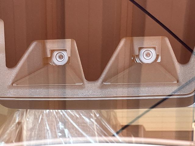 ムーヴキャンバスストライプスＧサポカーＳワイド適合　パノラマモニター対応　ＵＳＢ接続端子　電動パーキングブレーキ　シートヒーター　両側オートスライドドア　Ｐスタート　ホッとカップホルダー　置きラクボックス　キーフリー（神奈川県）の中古車