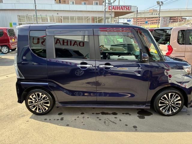 タントカスタムＲＳサポカーＳワイド適合　ドラレコ　ミラクルオープンドア　両側オートスライドドア　電動パーキングブレーキ　ステアリングスイッチ　シートヒーター　オートエアコン　コーナーセンサー　キーフリー（神奈川県）の中古車