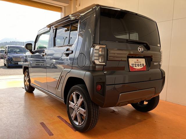 タフトＧターボ　クロムベンチャー　ｅｃｏ　ＩＤＬＥ非装着車サポカーＳワイド適合　パノラマモニター対応　スカイフィールトップ　ＥＴＣ　ドラレコ　電動パーキングブレーキ　全車速追従機能付ＡＣＣ　ステアリングスイッチ　シートヒーター　ＵＳＢ接続端子（神奈川県）の中古車