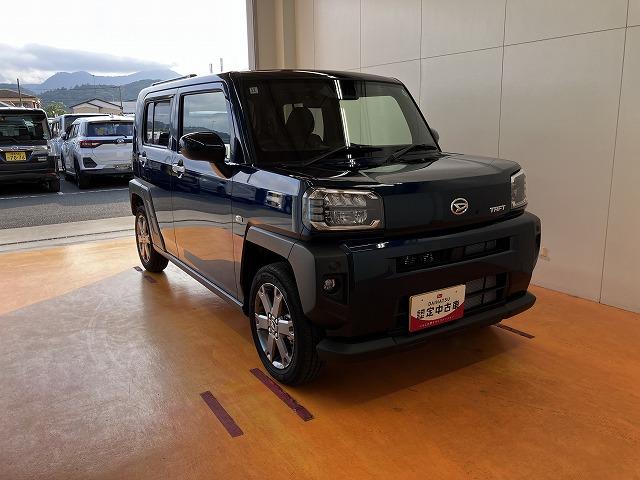 タフトＧターボ　ｅｃｏ　ＩＤＬＥ非装着車サポカーＳワイド適合　スカイフィールトップ　Ｂカメラ　電動パーキングブレーキ　全車速追従機能付ＡＣＣ　ステアリングスイッチ　シートヒーター　ＵＳＢ接続端子　Ｐスタート　コーナーセンサー　キーフリー（神奈川県）の中古車