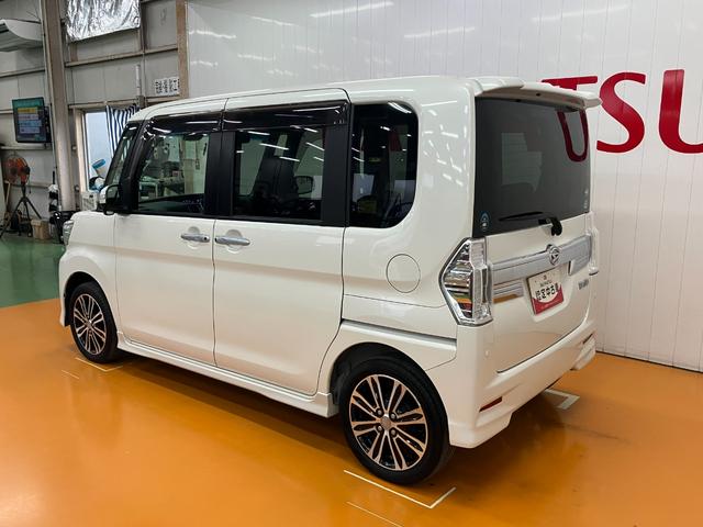 タントカスタムＲＳ　トップエディションＳＡIIサポカーＳワイド適合　デイライト　ミラクルオープンドア　両側オートスライドドア　ステアリングスイッチ　Ｐスタート　エコアイドル　横滑り防止機能　誤発進抑制機能　ＥＴＣ　電動格納ミラー　キーフリー（神奈川県）の中古車