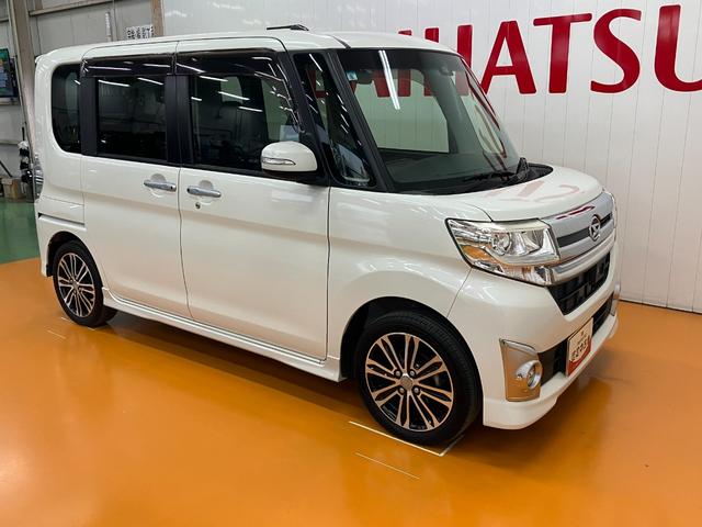 タントカスタムＲＳ　トップエディションＳＡIIサポカーＳワイド適合　デイライト　ミラクルオープンドア　両側オートスライドドア　ステアリングスイッチ　Ｐスタート　エコアイドル　横滑り防止機能　誤発進抑制機能　ＥＴＣ　電動格納ミラー　キーフリー（神奈川県）の中古車