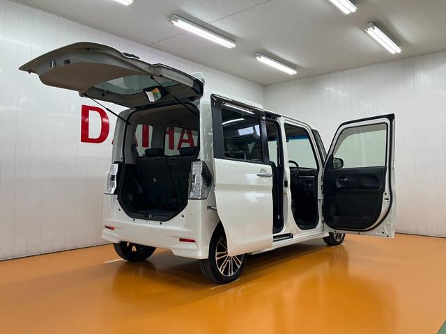 タントカスタムＲＳ　トップエディションＳＡIIサポカーＳワイド適合　デイライト　ミラクルオープンドア　両側オートスライドドア　ステアリングスイッチ　Ｐスタート　エコアイドル　横滑り防止機能　誤発進抑制機能　ＥＴＣ　電動格納ミラー　キーフリー（神奈川県）の中古車