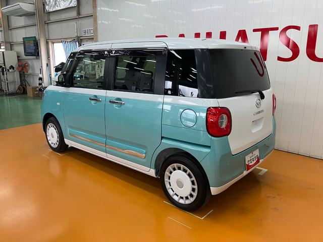 ムーヴキャンバスストライプスＧサポカーＳワイド適合　インパネミッキー仕様　ドラレコ　パノラマモニター対応　ホッとカップホルダー　ＵＳＢ接続端子　電動パーキングブレーキ　シートヒーター　両側オートスライドドア　ＥＴＣ　キーフリー（神奈川県）の中古車