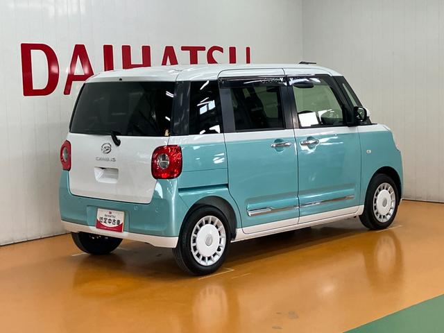 ムーヴキャンバスストライプスＧサポカーＳワイド適合　インパネミッキー仕様　ドラレコ　パノラマモニター対応　ホッとカップホルダー　ＵＳＢ接続端子　電動パーキングブレーキ　シートヒーター　両側オートスライドドア　ＥＴＣ　キーフリー（神奈川県）の中古車