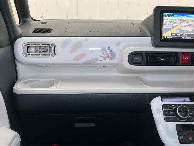 ムーヴキャンバスストライプスＧサポカーＳワイド適合　インパネミッキー仕様　ドラレコ　パノラマモニター対応　ホッとカップホルダー　ＵＳＢ接続端子　電動パーキングブレーキ　シートヒーター　両側オートスライドドア　ＥＴＣ　キーフリー（神奈川県）の中古車