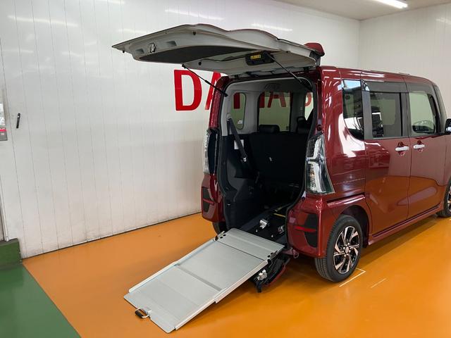 タントスローパーカスタムＲＳ福祉車両　車いす乗車　電動ウインチ　サポカーＳワイド適合　ドラレコ　ミラクルオープンドア　両側オートスライドドア　ステアリングスイッチ　全車速追従機能付ＡＣＣ　ＵＳＢ接続端子　シートヒーター　ＥＴＣ（神奈川県）の中古車