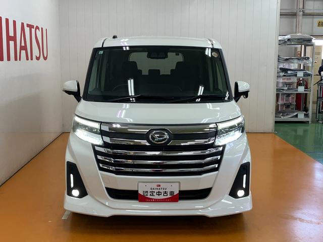 トールカスタムG ターボ ナビ ドラレコ 後席モニターサポカーSワイド適合 両側オートスライドドア ナビ ドラレコ ステアリングスイッチ 全車速追従機能付ACC 電動パーキングブレーキ 後席モニター USB接続端子 Pスタート コーナーセンサー(神奈川県)の中古車