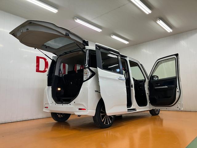 トールカスタムG ターボ ナビ ドラレコ 後席モニターサポカーSワイド適合 両側オートスライドドア ナビ ドラレコ ステアリングスイッチ 全車速追従機能付ACC 電動パーキングブレーキ 後席モニター USB接続端子 Pスタート コーナーセンサー(神奈川県)の中古車