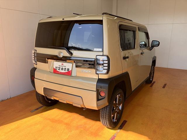 タフトＧターボ　ダーククロムベンチャー　ｅｃｏ　ＩＤＬＥ非装着車サポカーＳワイド適合　パノラマモニター対応　ＥＴＣ　ドラレコ　スカイフィールトップ　電動パーキングブレーキ　全車速追従機能付ＡＣＣ　ステアリングスイッチ　シートヒーター　ＵＳＢ接続端子　キーフリー（神奈川県）の中古車