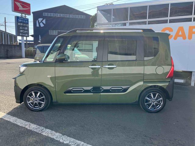 タントファンクロス ワンオーナー走行距離無制限12ヶ月保証付き Bluetoothオーディオ 衝突軽減システム 両側オートドア シートヒータ 禁煙車 ワンオーナー オートLED USB接続 レーンキープアシスト Bカメラ アルミ(大分県)の中古車