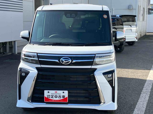 タントカスタムＸ　ワンオーナー走行距離無制限１２ヶ月保証付き　衝突軽減ブレーキ　車線逸脱防止　アイドリングストップ機能　Ｂカメラ　禁煙　盗難警報装置　ＬＥＤ　ワンオーナー　キーレスエントリー　前席シートヒーター　オートＬＥＤ（大分県）の中古車