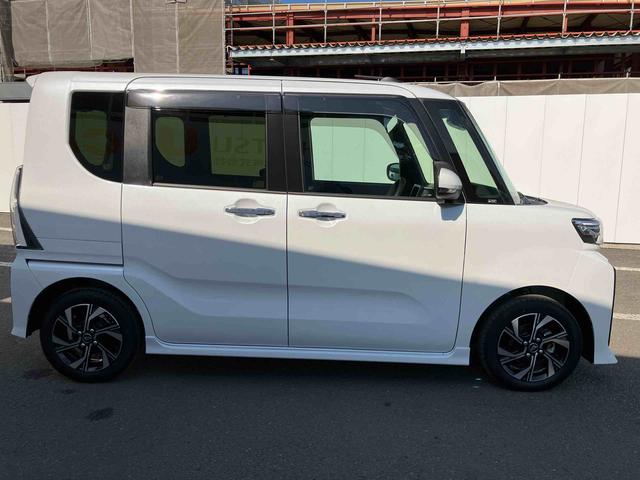 タントカスタムＸ　ワンオーナー走行距離無制限１２ヶ月保証付き　衝突軽減ブレーキ　車線逸脱防止　アイドリングストップ機能　Ｂカメラ　禁煙　盗難警報装置　ＬＥＤ　ワンオーナー　キーレスエントリー　前席シートヒーター　オートＬＥＤ（大分県）の中古車