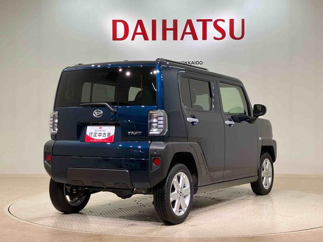 タフトＧ４ＷＤ　メモリーナビ　バックカメラ　アルミホイール　アイドリングストップ　オートマチックハイビーム　衝突防止システム　ＬＥＤヘッドランプ　レーンアシスト　スマートキー　記録簿　ワンオーナー　エアバッグ（北海道）の中古車