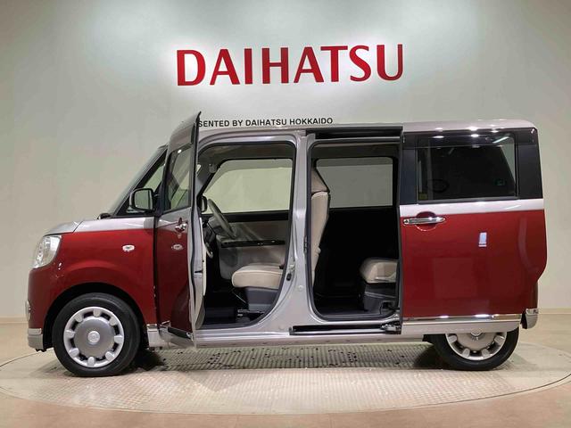 ムーヴキャンバスＧメイクアップリミテッド　ＳＡIII４ＷＤ　メモリーナビ　ＥＴＣ　全周囲カメラ　オートマチックハイビーム　衝突防止システム　ＬＥＤヘッドランプ　レーンアシスト　スマートキー　記録簿　ワンオーナー　エアバッグ　エアコン　パワーステアリング（北海道）の中古車