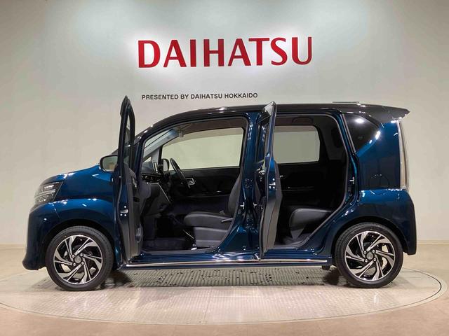 ムーヴカスタム　ＲＳ　ハイパーリミテッドＳＡIII４ＷＤ　アルミホイール　ターボ　アイドリングストップ　オートマチックハイビーム　衝突防止システム　ＬＥＤヘッドランプ　レーンアシスト　スマートキー　記録簿　ワンオーナー　エアバッグ　エアコン　ＡＢＳ（北海道）の中古車