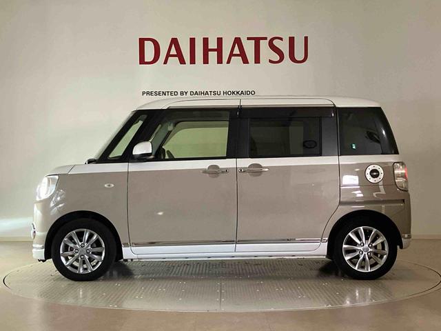ムーヴキャンバスＧメイクアップ　ＳＡIII４ＷＤ　アルミホイール　スマートキー　記録簿　エアバッグ　エアコン　パワーステアリング　パワーウィンドウ　ＡＢＳ（北海道）の中古車
