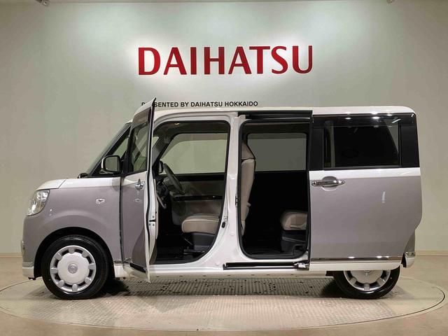 ムーヴキャンバスＸメイクアップリミテッド　ＳＡIII４ＷＤ　シートヒーター　アイドリングストップ　オートマチックハイビーム　衝突防止システム　レーンアシスト　スマートキー　記録簿　禁煙車　ワンオーナー　エアバッグ　エアコン　パワーステアリング　ＣＤ（北海道）の中古車