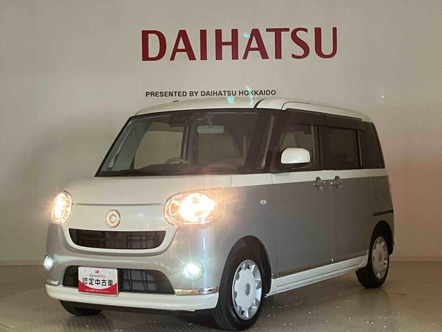 ムーヴキャンバスＸメイクアップリミテッド　ＳＡIII４ＷＤ　シートヒーター　アイドリングストップ　オートマチックハイビーム　衝突防止システム　レーンアシスト　スマートキー　記録簿　禁煙車　ワンオーナー　エアバッグ　エアコン　パワーステアリング　ＣＤ（北海道）の中古車