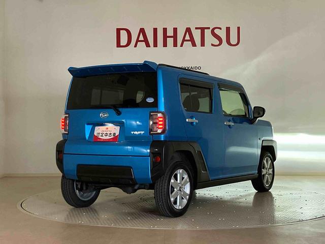 タフトＧターボ４ＷＤ　アルミホイール　シートヒーター　ターボ　アイドリングストップ　オートマチックハイビーム　衝突防止システム　ＬＥＤヘッドランプ　レーンアシスト　スマートキー　記録簿　禁煙車　ワンオーナー　ＡＢＳ（北海道）の中古車
