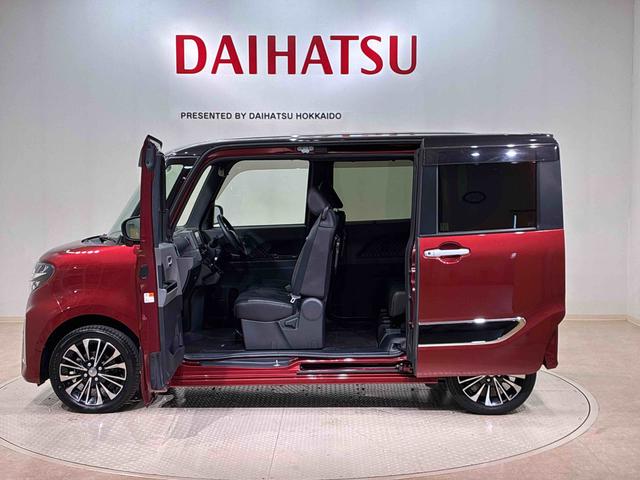 タントカスタムＲＳセレクション４ＷＤ　ＥＴＣ　アルミホイール　ターボ　アイドリングストップ　オートマチックハイビーム　衝突防止システム　ＬＥＤヘッドランプ　レーンアシスト　スマートキー　記録簿　ワンオーナー　エアバッグ　エアコン（北海道）の中古車
