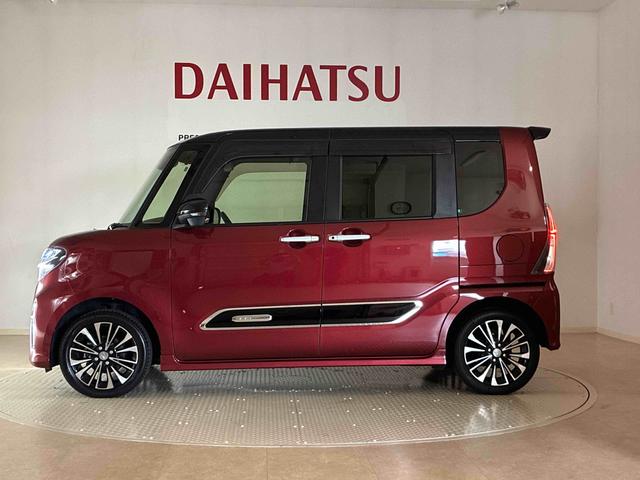 タントカスタムＲＳセレクション４ＷＤ　ＥＴＣ　アルミホイール　ターボ　アイドリングストップ　オートマチックハイビーム　衝突防止システム　ＬＥＤヘッドランプ　レーンアシスト　スマートキー　記録簿　ワンオーナー　エアバッグ　エアコン（北海道）の中古車
