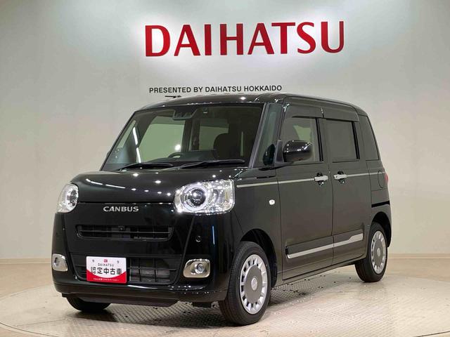 ムーヴキャンバスセオリーＧ４ＷＤ　アイドリングストップ　オートマチックハイビーム　衝突防止システム　ＬＥＤヘッドランプ　レーンアシスト　スマートキー　記録簿　禁煙車　ワンオーナー　エアバッグ　エアコン　パワーステアリング　ＣＤ（北海道）の中古車