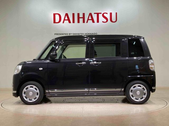 ムーヴキャンバスＧブラックインテリアリミテッド　ＳＡIII４ＷＤ　アイドリングストップ　オートマチックハイビーム　衝突防止システム　ＬＥＤヘッドランプ　レーンアシスト　スマートキー　記録簿　禁煙車　ワンオーナー　エアバッグ　エアコン　パワーステアリング　ＣＤ（北海道）の中古車