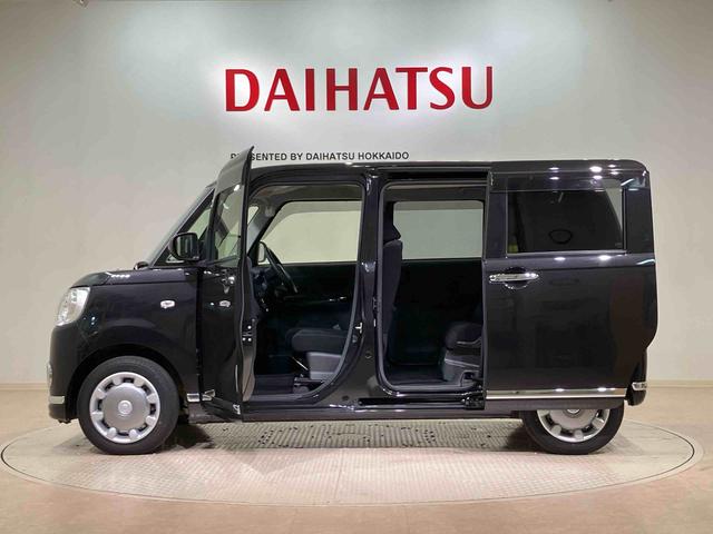ムーヴキャンバスＧブラックインテリアリミテッド　ＳＡIII４ＷＤ　アイドリングストップ　オートマチックハイビーム　衝突防止システム　ＬＥＤヘッドランプ　レーンアシスト　スマートキー　記録簿　禁煙車　ワンオーナー　エアバッグ　エアコン　パワーステアリング　ＣＤ（北海道）の中古車