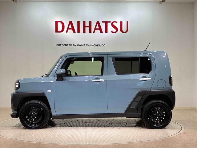 タフトＸ４ＷＤ　アイドリングストップ　オートマチックハイビーム　衝突防止システム　ＬＥＤヘッドランプ　レーンアシスト　スマートキー　記録簿　ワンオーナー　エアバッグ　エアコン　パワーステアリング　ＣＤ　ＡＢＳ（北海道）の中古車