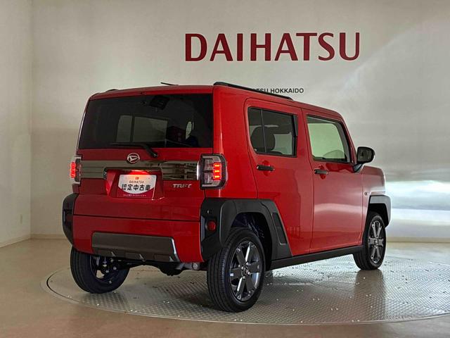 タフトＧターボ　ダーククロムベンチャー４ＷＤ　アルミホイール　シートヒーター　ターボ　アイドリングストップ　オートマチックハイビーム　衝突防止システム　ＬＥＤヘッドランプ　レーンアシスト　スマートキー　記録簿　ワンオーナー　エアバッグ（北海道）の中古車