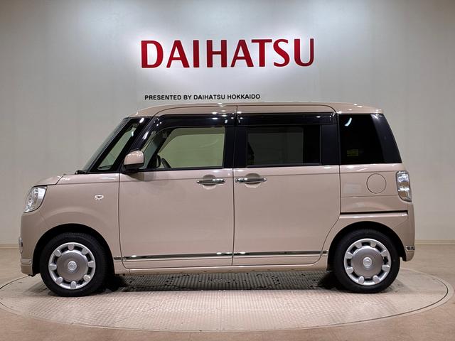 ムーヴキャンバスＧメイクアップリミテッド　ＳＡIII４ＷＤ　アイドリングストップ　オートマチックハイビーム　衝突防止システム　ＬＥＤヘッドランプ　レーンアシスト　スマートキー　記録簿　禁煙車　ワンオーナー　エアバッグ　エアコン　パワーステアリング　ＣＤ（北海道）の中古車
