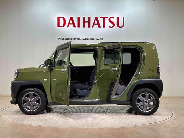 タフトＧターボ４ＷＤ　アルミホイール　シートヒーター　ターボ　アイドリングストップ　オートマチックハイビーム　衝突防止システム　ＬＥＤヘッドランプ　レーンアシスト　スマートキー　記録簿　禁煙車　エアバッグ　エアコン（北海道）の中古車