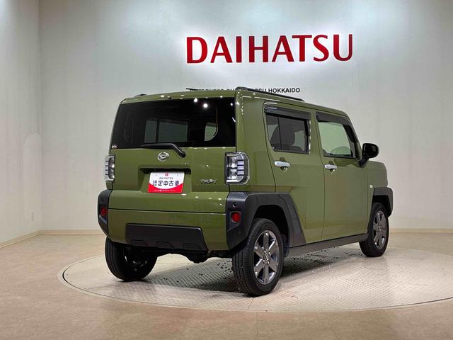 タフトＧターボ４ＷＤ　アルミホイール　シートヒーター　ターボ　アイドリングストップ　オートマチックハイビーム　衝突防止システム　ＬＥＤヘッドランプ　レーンアシスト　スマートキー　記録簿　禁煙車　エアバッグ　エアコン（北海道）の中古車