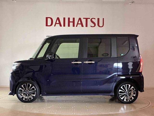 タントカスタムRS4WD アルミホイール シートヒーター ターボ アイドリングストップ オートマチックハイビーム 衝突防止システム LEDヘッドランプ レーンアシスト スマートキー 記録簿 ワンオーナー エアバッグ(北海道)の中古車