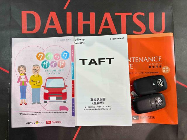 タフトＧ４ＷＤ　アルミホイール　シートヒーター　アイドリングストップ　オートマチックハイビーム　衝突防止システム　ＬＥＤヘッドランプ　レーンアシスト　スマートキー　記録簿　ワンオーナー　エアバッグ　エアコン（北海道）の中古車