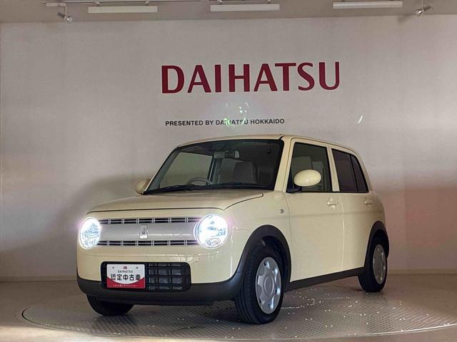 アルトラパンＬ４ＷＤ　アイドリングストップ　衝突防止システム　ＬＥＤヘッドランプ　スマートキー　記録簿　エアバッグ　エアコン　パワーステアリング　パワーウィンドウ　ＣＤ　ＡＢＳ（北海道）の中古車