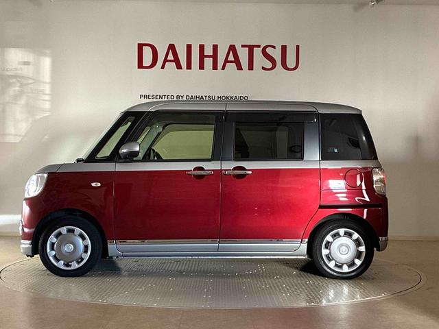 ムーヴキャンバスＧブラックインテリアＶＳ　ＳＡIII４ＷＤ　アイドリングストップ　オートマチックハイビーム　衝突防止システム　ＬＥＤヘッドランプ　レーンアシスト　スマートキー　記録簿　ワンオーナー　エアバッグ　エアコン　パワーステアリング　ＡＢＳ（北海道）の中古車